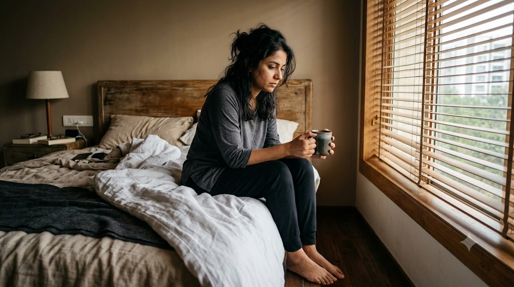 Sleep habits for working professionals over 30 dealing with morning fatigue